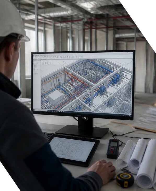 Создание BIM модели инженерных сетей для объектов в Стерлитамаке